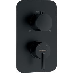 Deante Silia bateria wannowo-prysznicowa podtynkowa czarna BXY_NQSM