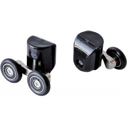 Deante Funkia rolki górne do drzwi prysznicowych czarny mat XKCF2RN04