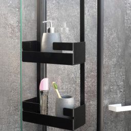 Deante Mokko półka na kabinę czarny mat ADMN54K