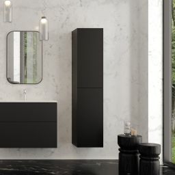 Deante Prizma szafka 35x35x160 cm boczna wisząca czarna SDI_NSL1