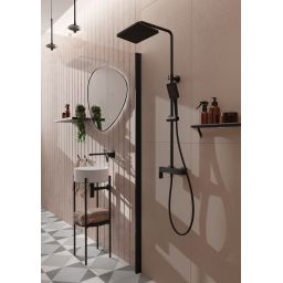 Deante Silia półka łazienkowa 43,6 cm czarny mat ADIN511