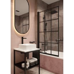 Deante Silia półka łazienkowa 43,6 cm czarny mat ADIN511