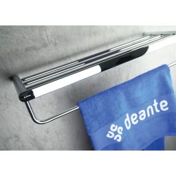 Deante Round półka ścienna z wieszakiem chrom połysk ADR0531