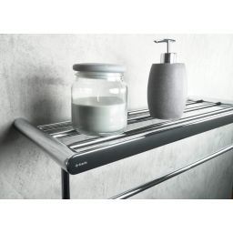 Deante Round półka ścienna z wieszakiem chrom połysk ADR0531