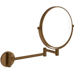 Deante Round lusterko kosmetyczne 23,2x28,2 cm okrągłe brąz szczotkowany ADR_C811