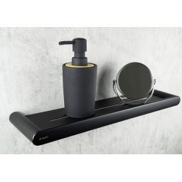 Deante Round półka ścienna czarny mat ADRN511