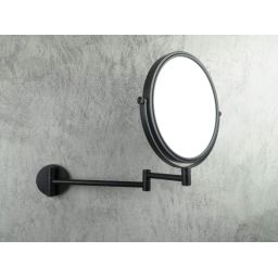 Deante Round lusterko kosmetyczne 23,3x28,2 cm okrągłe czarny ADR_N811