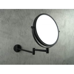 Deante Round lusterko kosmetyczne 23,3x28,2 cm okrągłe czarny ADR_N811