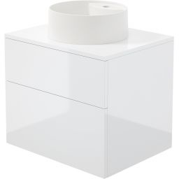 Deante Prizma umywalka z szafką i blatem 60 cm białą SD6B6SAU4B