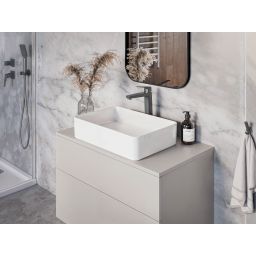 Deante Prizma szafka z blatem 80x47x52 cm podumywalkowa wisząca kaszmir SDI_KB81