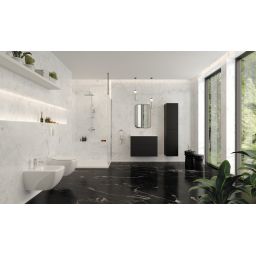 Deante Prizma szafka 35x35x160 cm boczna wisząca czarna SDI_NSL1