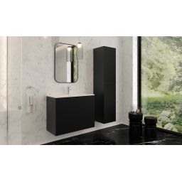 Deante Prizma szafka 35x35x160 cm boczna wisząca czarna SDI_NSL1
