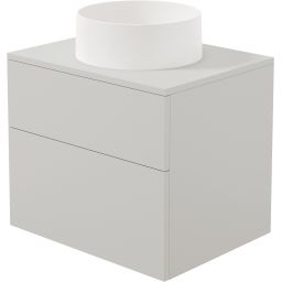 Deante Prizma umywalka z szafką i blatem 60 cm alabaster/kaszmir SDKB6SAU4S