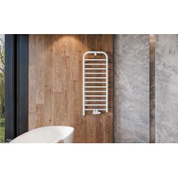 Deante Silia grzejnik łazienkowy drabinkowy 121x50 cm biały AGI_AG41