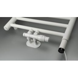 Deante Silia grzejnik łazienkowy drabinkowy 121x50 cm biały AGI_AG41