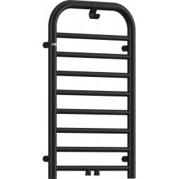 Deante Silia grzejnik łazienkowy drabinkowy 85x50 cm czarny AGI_NG31