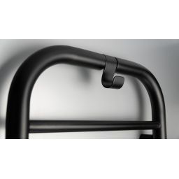 Deante Silia grzejnik łazienkowy drabinkowy 85x50 cm czarny AGI_NG31