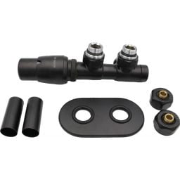 Deante Silia zestaw termostatyczny lewy czarny mat AGI_NZL1