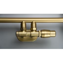 Deante Silia grzejnik łazienkowy drabinkowy 157x50 cm złoty AGI_RG51