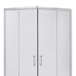 Deante Funkia kabina prysznicowa 90x90 cm kwadratowa chrom połysk/szkło matowe KYC_641K