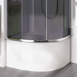 Deante Deep obudowa do brodzika półokrągłego 80 cm biała KTD042O