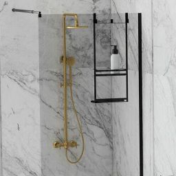 Deante Temisto zestaw prysznicowy ścienny mosiądz NACM4QT