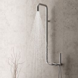 Deante Silia zestaw prysznicowy podtynkowy czarny mat NQSN9XK