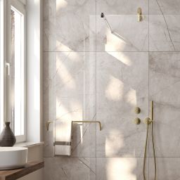 Deante Silia zestaw prysznicowy podtynkowy złoty szczotkowany NQSR9XK