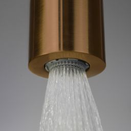 Deante Silia zestaw prysznicowy ścienny z deszczownicą brąz szczotkowany NQS_C4XM
