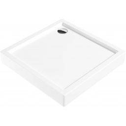 Deante Jasmin brodzik 90x90 cm kwadratowy biały KGJ041B