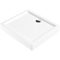 Deante Jasmin brodzik 80x90 cm prostokątny biały KGJ049B