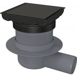 Deante odpływ prysznicowy 13 cm czarny KOS_N01D