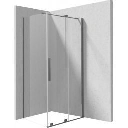 Deante Prizma kabina prysznicowa 140x70 cm prostokątna titanium/szkło przezroczyste KPNDP14S07