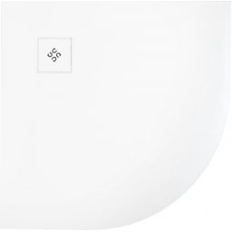 Deante Silia brodzik półokrągły 90x90 cm biały KSPA00909B