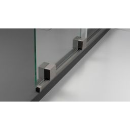 Deante Prizma ścianka prysznicowa walk-in 140 cm grafitowy szczotkowany/szkło przezroczyste KTJ_D34R