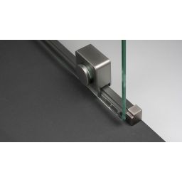 Deante Prizma ścianka prysznicowa walk-in 140 cm grafitowy szczotkowany/szkło przezroczyste KTJ_D34R