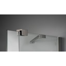 Deante Prizma ścianka prysznicowa walk-in 140 cm grafitowy szczotkowany/szkło przezroczyste KTJ_D34R