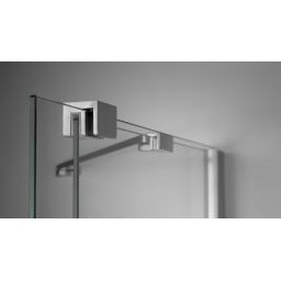 Deante Prizma ścianka prysznicowa walk-in 140 cm stal szczotkowana/szkło przezroczyste KTJ_F34R