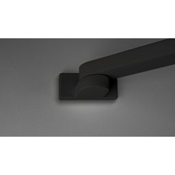 Deante Prizma ścianka prysznicowa walk-in 140 cm czarny mat/szkło przezroczyste KTJ_N34R