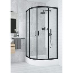 Deante Plus II brodzik 80x80 cm półokrągły biały KTU032B