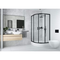 Deante Plus II brodzik 80x80 cm półokrągły biały KTU032B