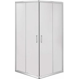 Deante Funkia kabina prysznicowa 80 cm kwadratowa chrom/szkło szronione KYC642K