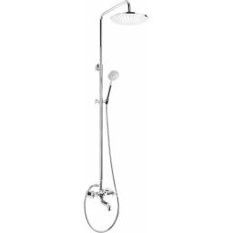 Deante Temisto zestaw wannowo-prysznicowy ścienny chrom NAC01QT