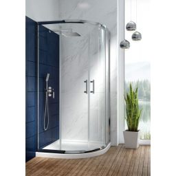 Deante Alpinia bateria prysznicowa podtynkowa z deszczownicą i kompletem prysznicowym chrom NAC09LP