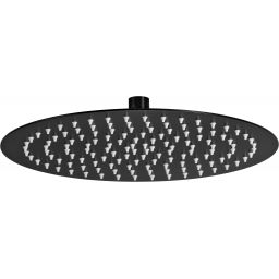 Deante Floks Nero deszczownica 30 cm okrągła czarny mat NAC203K