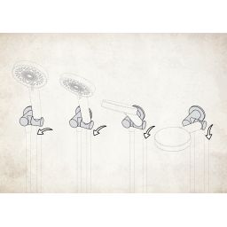 Deante Cascada przyłącze kątowe miedź NAC_M57K