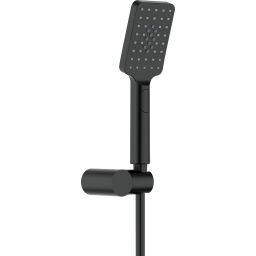 Deante Alpinia zestaw prysznicowy ścienny czarny mat NGAN41K