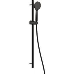 Deante Arnika zestaw prysznicowy z drążkiem czarny mat NQAN51K