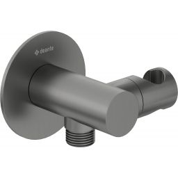 Deante Silia przyłącze kątowe z uchwytem titanium NQSD57K
