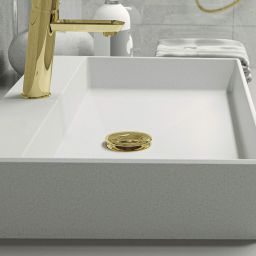 Deante Click-Clack korek do umywalki click-clack złoty NHCZ10U